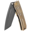 Medford Marauder-H T/E Bronze Titanium, Bronze HW/Clip, Black DLC S45VN by Greg Medford (MK045SPD-36A1-T1CP-BP)