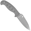 Spyderco Temperance Sprint Run Gray FRN, Satin CPM Cru-Wear by Sal Glesser knife (FB05PGY)