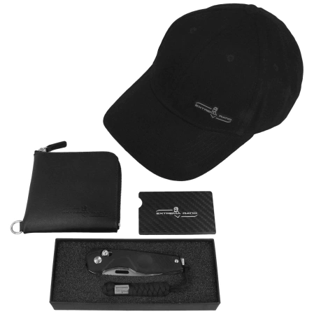 Extrema Ratio Carry Box Set: BFK EVO LE No. 253/500 Folding Knife, Cap, Wallet, Carbon Card (04.1000.0174/B-KIT)