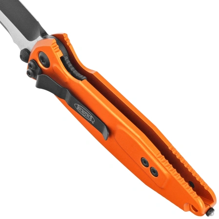 Microtech Socom Elite T/E-M Knife Orange Aluminum, Black M390MK by Tony Marfione (161-1OR)