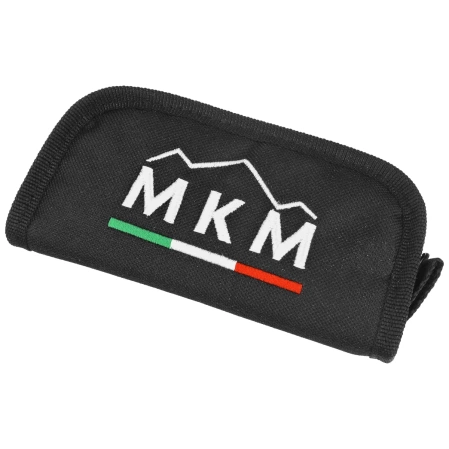 MKM Flame Light Drop Point Knife Green Canvas Micarta / Titanium, Bead Blasted M390 by Michael Zieba (MK FL01-GCT)