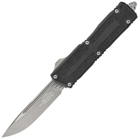 Microtech Scarab II Gen III S/E OTF Knife Black Aluminum, Apocalyptic M390MK by Tony Marfione (1278-10AP)