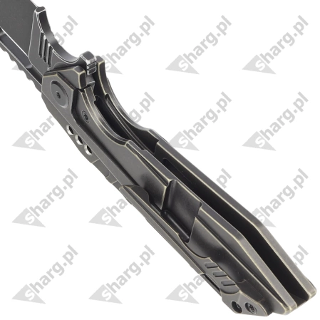 Bestech Knife Shodan Black Titanium, Black Stonewashed CPM S35VN by Todd Knife and Tool (BT1910B)