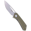 Nóż składany Kubey Thalia Green G10, Beadblasted D2 (KU331D)