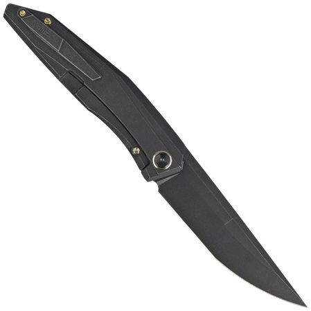 Nóż składany WE Knife Cybernetic LE No 117/205 Black Titanium, Black Stonewashed CPM 20CV (WE22033-1)