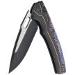 WE Knife Exciton LE No 185/210 Black / Flamed Titanium, Two Tone CPM 20CV (WE22038A-4)