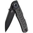 Bestech Tonic Black Titanium/Carbon Fiber, Black Stonewashed M390 by Colin Maisonpierre Knife (BT2204E)