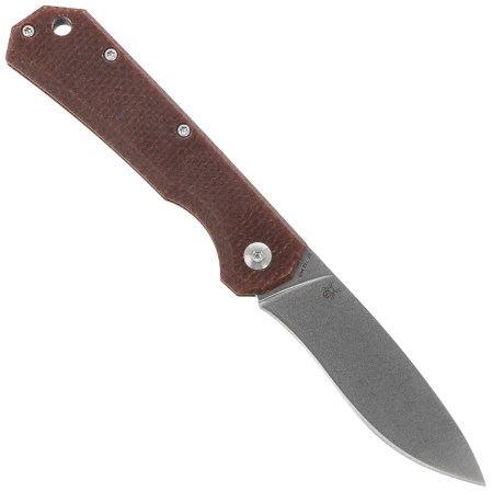 Nóż składany BlackFox Ciol Brown Canvas Micarta, Stonewashed 440C by Denis Simonutti (BF-748 MIB)