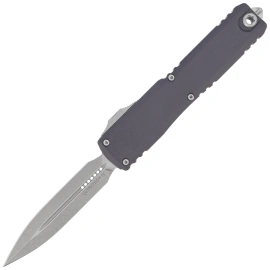 Nóż automatyczny OTF Microtech Ultratech Gen IV D/E Graphite Aluminium, Apocalyptic M390MK by Tony Marfione (11224-10APGP)