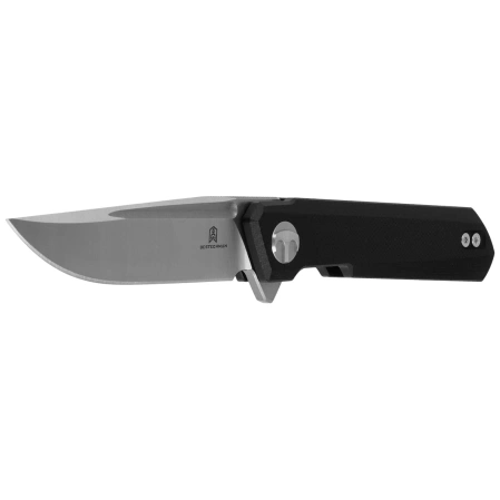 Bestechman Mini Dundee DD Knife Black G10, Satin/Stonewashed D2 by Ostap Hel (BMK08A)