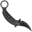 FOX Knife Pikal Black G10, Black Idroglider N690Co by Giuliano Ron (FX-826)