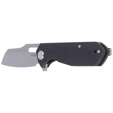 Nóż składany Kubey Atlas Black G10, Beadblasted 14C28N by Jelly Jerry (KU328A)