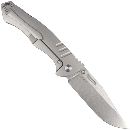 Nóż składany Bestech Keen II Black Titanium/Marbled Carbon Fiber, Stonewashed/Satin CPM S35VN by Koens Craft (BT2301B)