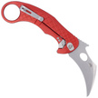 LionSteel L.E.One Knife Red Aluminum, Stonewashed MagnaCut by Emerson Design (LE1 A RS)