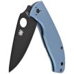 Nóż składany Spyderco Tenacious R.I.L. Blue Titanium, Black 8Cr13MoV by Eric Glesser (C122TIBLBKP)