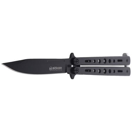 Nóż składany motylek Böker Magnum Balisong All Black (06EX402)