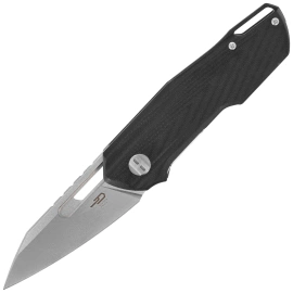 Bestech Toddler Knife Black G10, Satin / Stonewashed 14C28N by Maciej Torbé (BG64A)