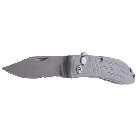 Nóż automatyczny Everts Solingen Predator Grey Aluminium, Satin AISI 420C (501905)