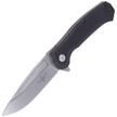 Maserin Police 680 Black G10, Stonewashed N690 by Nicolai Lilin Knife (680/G10N)
