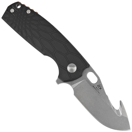 Fox Core Hunter Knife Black FRN, Stonewashed Becut by Jesper Voxnæs (FX-624 B)