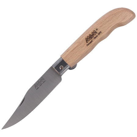 MAM Sportive knife with lock, Medium Light Beach Wood 83mm (2046-LW)