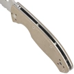 Nóż składany Spyderco Tenacious Brown G10, Satin CPM-M4 Combi by Eric Glesser (C122GBNM4PS)