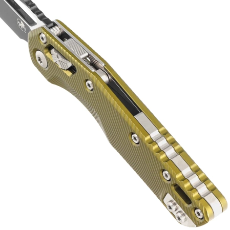 Nóż składany Microtech MSI S/E Fluted OD Green Aluminium,  Black M390MK by Tony Marfione (210-1FLOD)