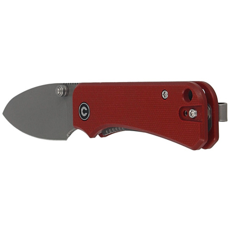 CIVIVI Knife Baby Banter Burgundy G10, Gray Stonewashed by Ben Petersen (C19068S-6)