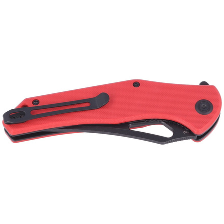 Kubey Knife Phemius Red G10, Dark Stonewashed D2 (KU149C)