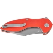Kubey Nobel Knife Red G10, Beadblasted 14C28N (KU236L)
