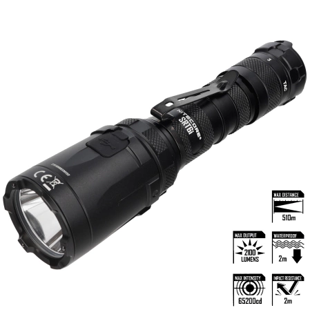NiteCore SRT6i 2100 lm, Tactical Flashlight with SmartRing
