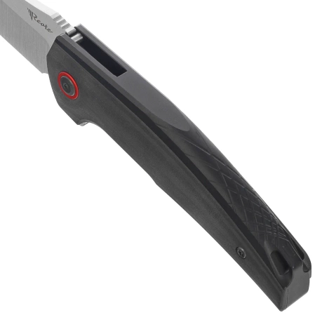 Nóż składany Reate Jack Jr. Black Aluminium, Satin S30V (Jack Jr. BKAL SAT RDAL)