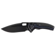 Nóż składany WE Knife Exciton LE No 044/205 Black Titanium / Twill Carbon Fiber, Two-Tone Black CPM 20CV (WE22038A-2)