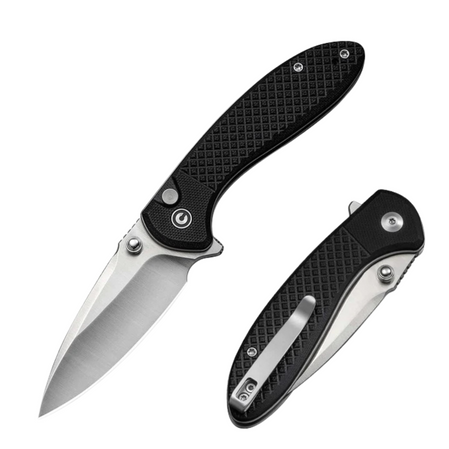Civivi Faeger Knife Black G10, Satin 14C28N (C24031-1)