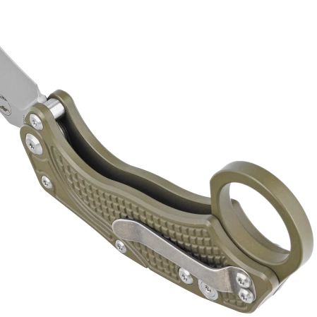 Reate Knife EXO-K Gravity Karambit Green Aluminium, Stonewashed N690