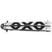 Third Decor Habitat Balisong Grey/Black Aluminum, Black Butterfly Knife (12313)