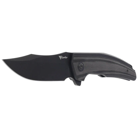 Reate Jack Jr. Knife Black Aluminium, Black DLC S30V (Jack Jr. BKAL DLC BKAL)