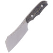 Nóż Kubey Knife Aiden, Black Micarta, Sand Blasted D2 by Damiano Dall'Amico (KU341A)