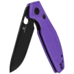 Bestechman Angry Owl Knife Purple G10, Black PVD D2 by Keanu Alfaro (BMK12E-2)