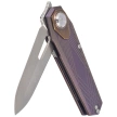 Remette Infinite Power Knife Grilled Blue Titanium, Hand Grinding Pearlescent M390 (RTIP-G)