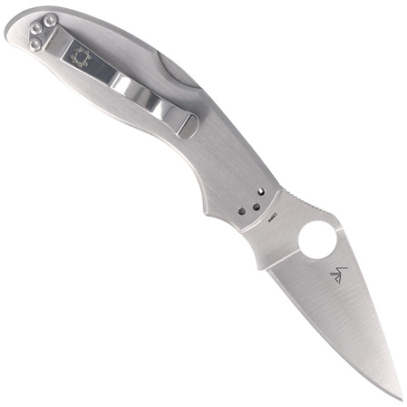 Nóż składany Spyderco UpTern Stainless, Plain 8Cr13MoV (C261P)