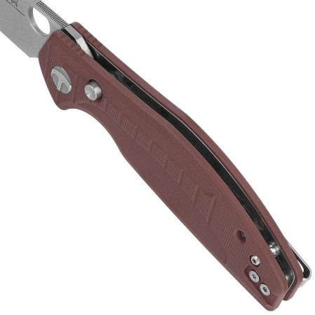 Bestechman Angry Owl Knife Brown G10, Satin/Stonewashed D2 by Keanu Alfaro (BMK12D-1)