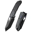 Remette RT-Cool Leopard Knife Black Titanium, Plating Black Stonewashed M390 (RTKS-B)