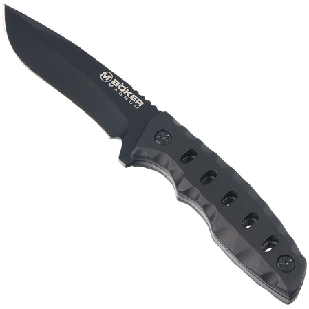 Nóż Böker Magnum Oblong Black Synthetic, Gray Coated 440A (02RY689)