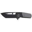 Nóż WE Knife Arsenal Black Titanium / Gray G10, Black Stonewashed / Satin by Ostap Hel (WE20073-4)
