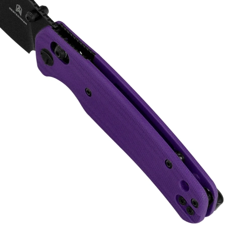 Bestechman Cicada's Wing Purple G10, Black 10Cr15MoV (BMK06B)