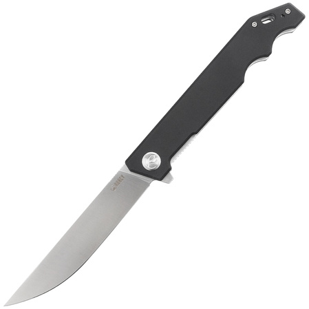 Nóż składany Kubey Knife Pylades Black G10, Satin AUS-10 (KU253A)