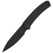 WE Knife Upshot LE No 375/410 Black Ti, Black Stonewashed CPM 20CV (2102B)