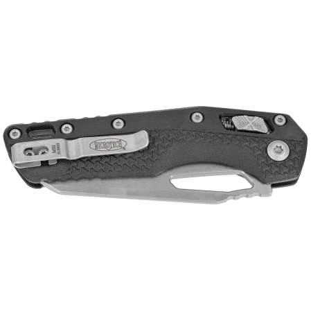 Nóż składany Microtech MSI S/E Ram-Lok Black Tri-Grip Polymer, Apocalyptic M390MK by Tony Marfione (210T-10APPMBK)