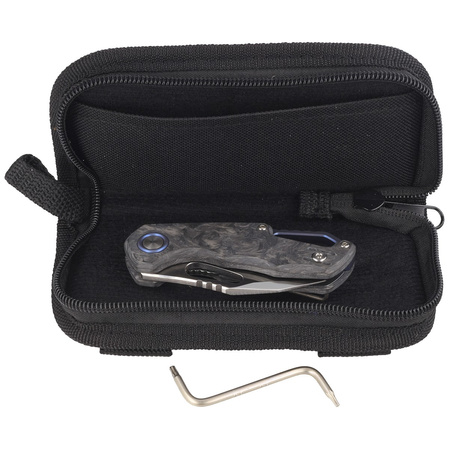 Nóż składany MKM Isonzo Clip Point Marbled Carbon Fiber, Satin M390 by Jesper Voxnæs (MK FX03M-3CM)